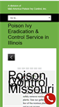 Mobile Screenshot of poisonivycontrolofillinois.com